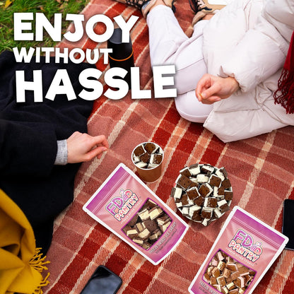 Crunchy Shelf-Stable Ice Cream Sandwich Bites – Cooler-Free Camping and Campsite Treat