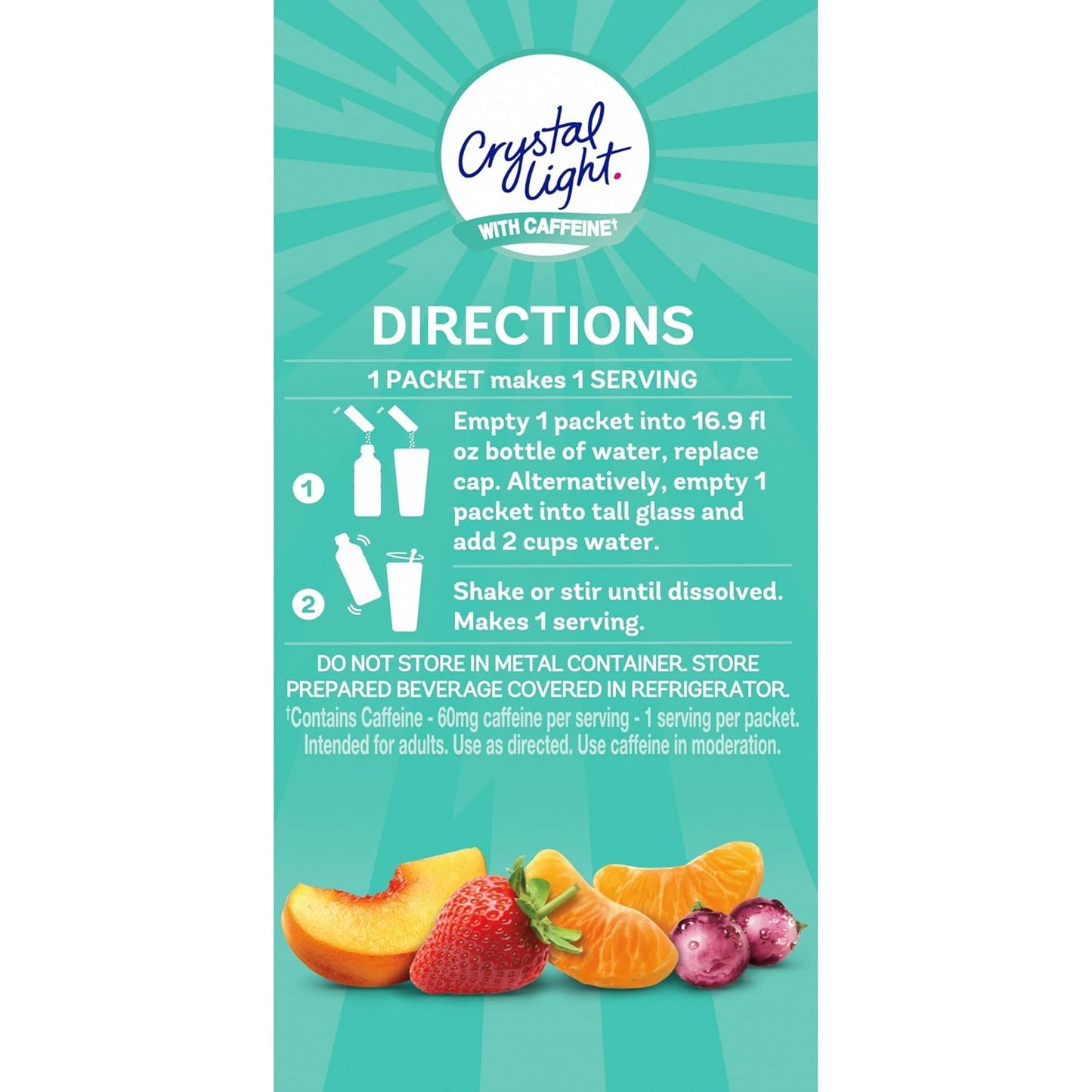 Crystal Light Energizing On-the-Go Packets – B Vitamin Fortified Hydration for Active Wellness Routines, 44 ct Variety