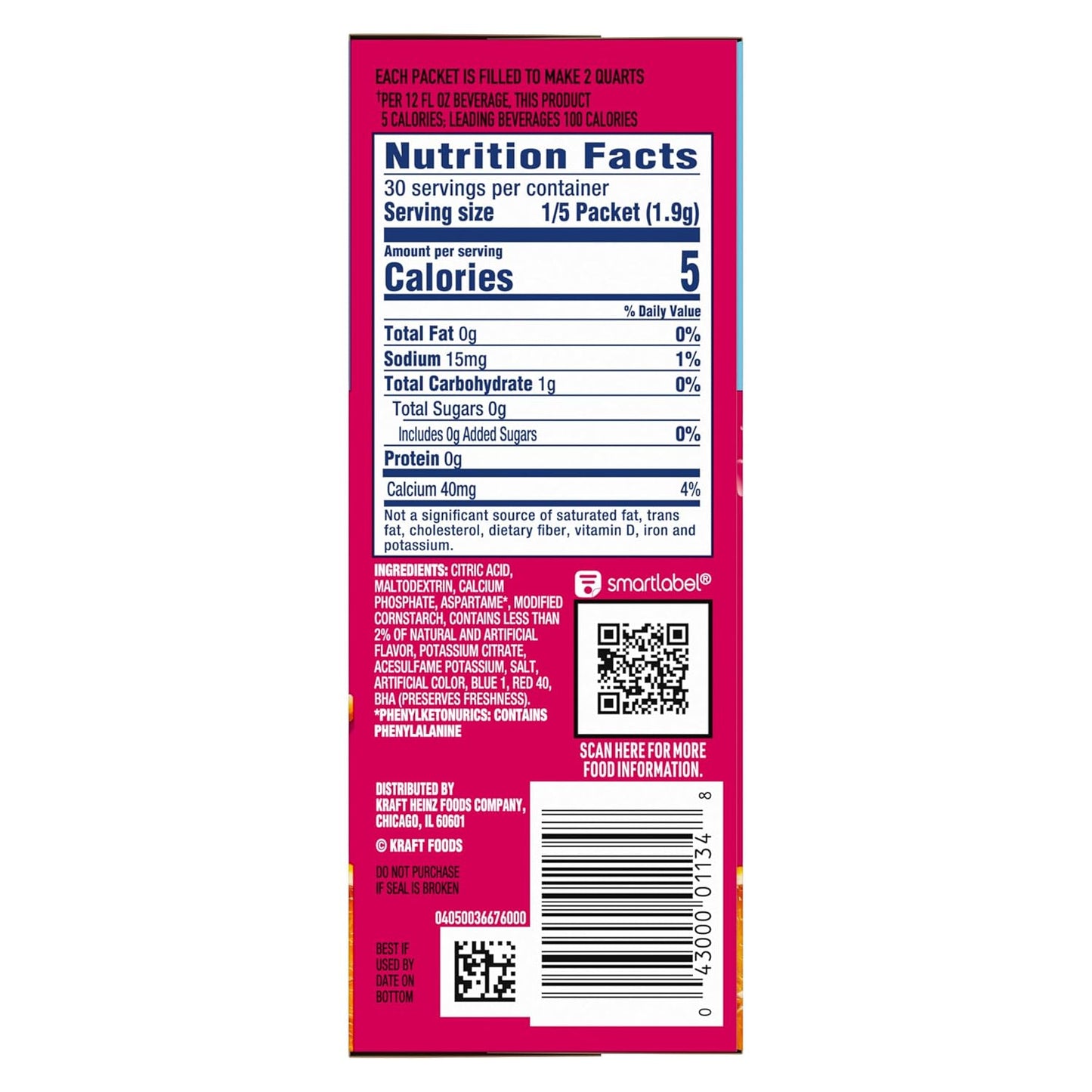 Crystal Light Fruit Punch Drink Mix – 5-Calorie Hydration Ritual for Wellness-Focused Kitchens