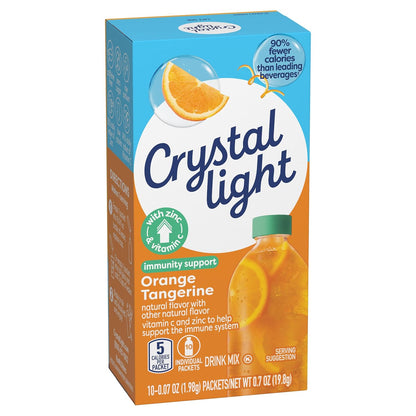 Crystal Light Immunity Support Single-Serve Drink Mix – Wind-Down Wellness Hydration for Mom's Purse, Stevia-Sweetened Immune Support