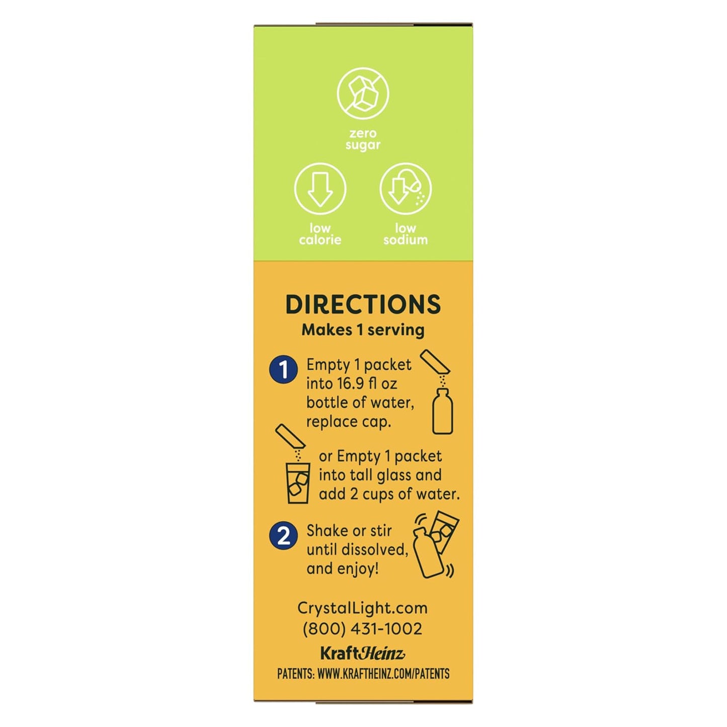 Crystal Light Lemon Iced Tea Powdered Drink Mix – Office Desk Drawer Hydration for Busy Commuters and Working Professionals, 120 Packets