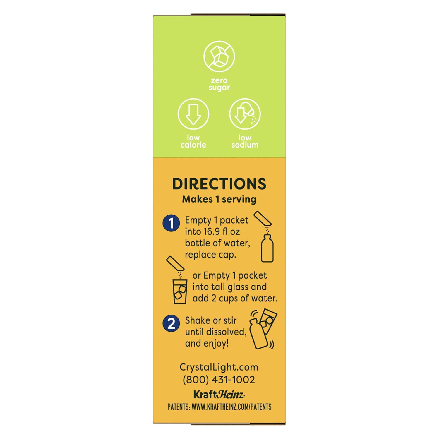 Crystal Light Lemon Iced Tea Powdered Drink Mix – Office Desk Drawer Hydration for Busy Commuters and Working Professionals, 120 Packets