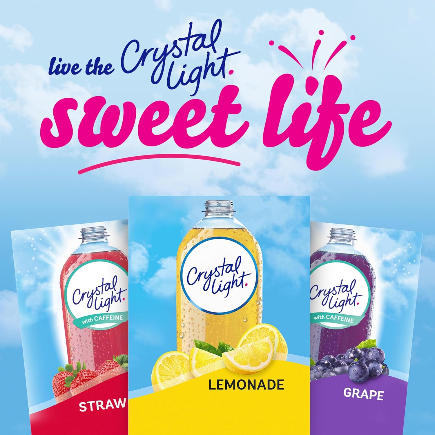 Crystal Light Lemonade Sugar-Free Powdered Mix – Guilt-Free Lemonade for Weight-Management and Self-Care Goals, 120 Single-Serve Packets