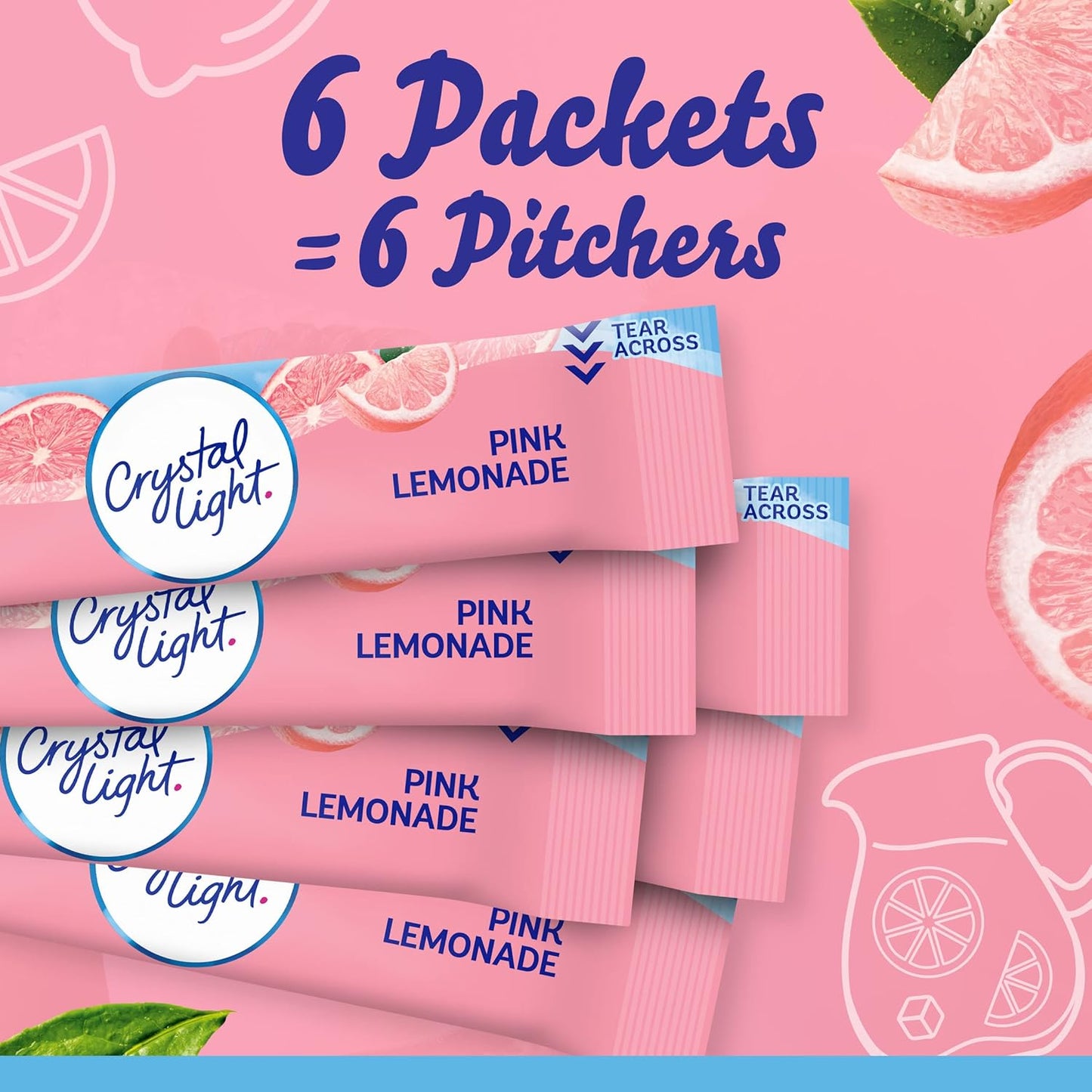 Crystal Light Raspberry Lemonade Powdered Packets – Thoughtful Care Package Gift for Diabetics and Keto Dieters