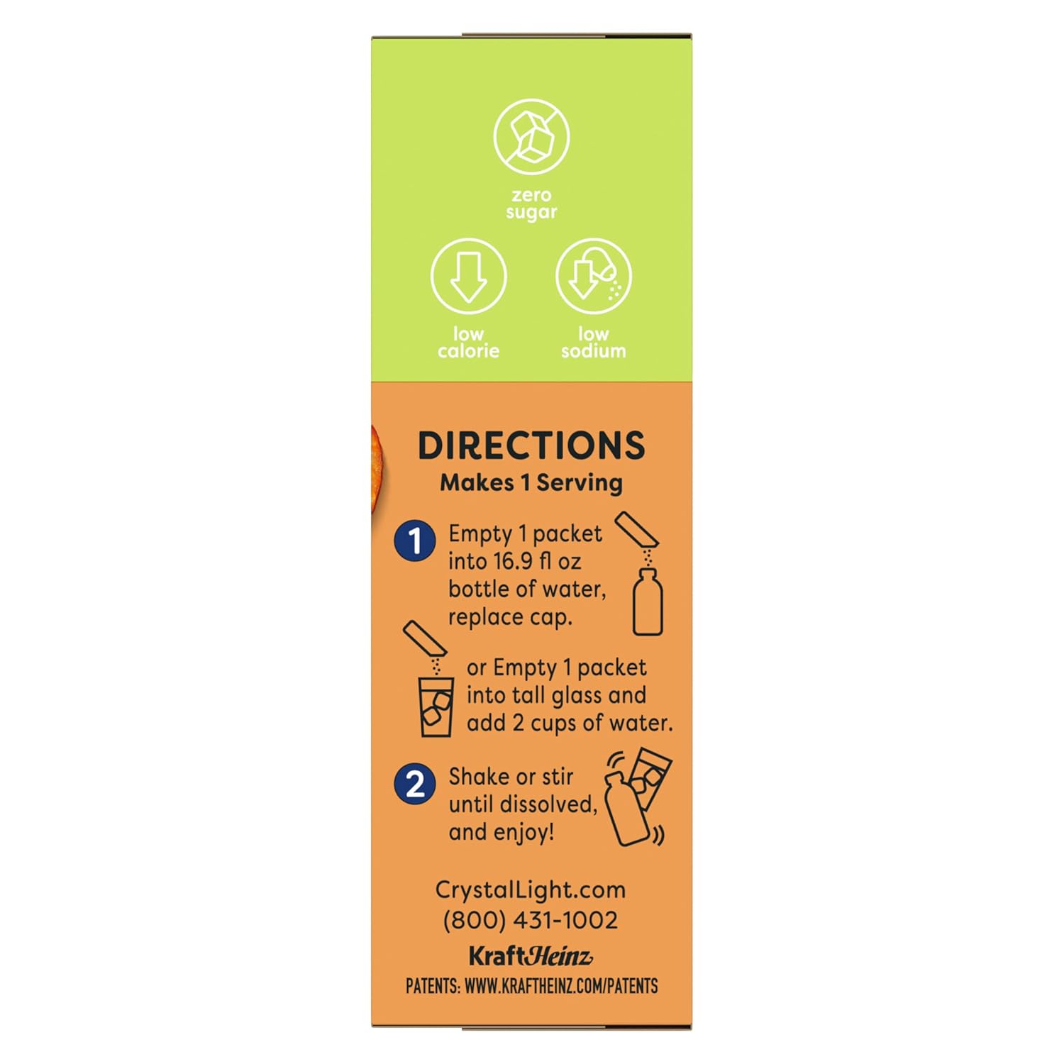 Crystal Light Zero Sugar Peach Tea Packets – Family-Friendly Hydration for Sports Practice and School Lunches