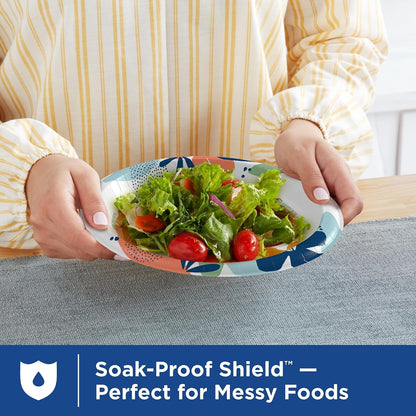cut-resistant surface for serving sliced or chopped foods