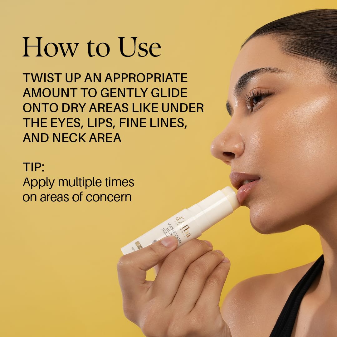 d'alba Piedmont White Truffle Multi Balm – Mindful Self-Care Stick for Hydration and Brightening at Bedtime