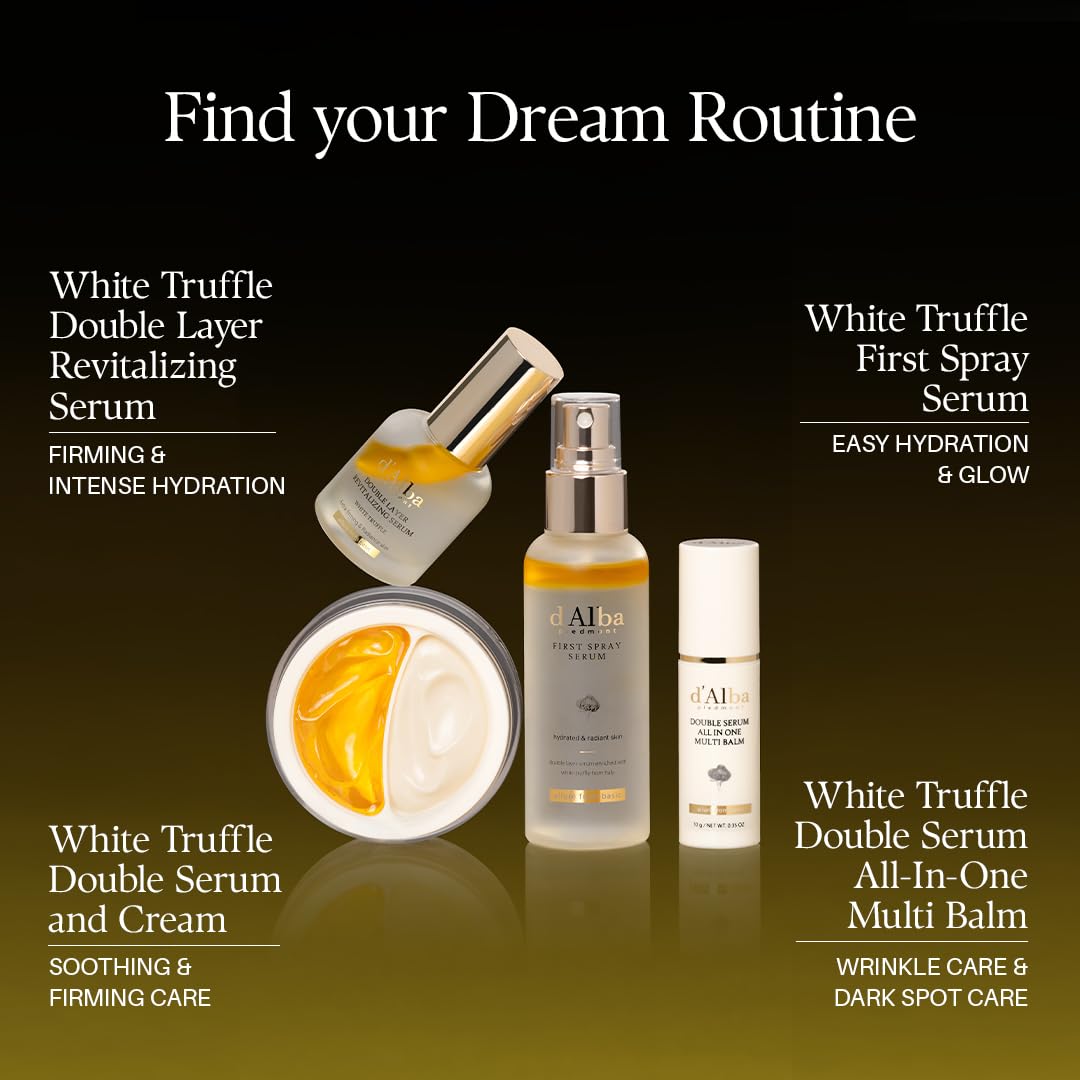 d'alba Piedmont White Truffle Multi Balm – Mindful Self-Care Stick for Hydration and Brightening at Bedtime