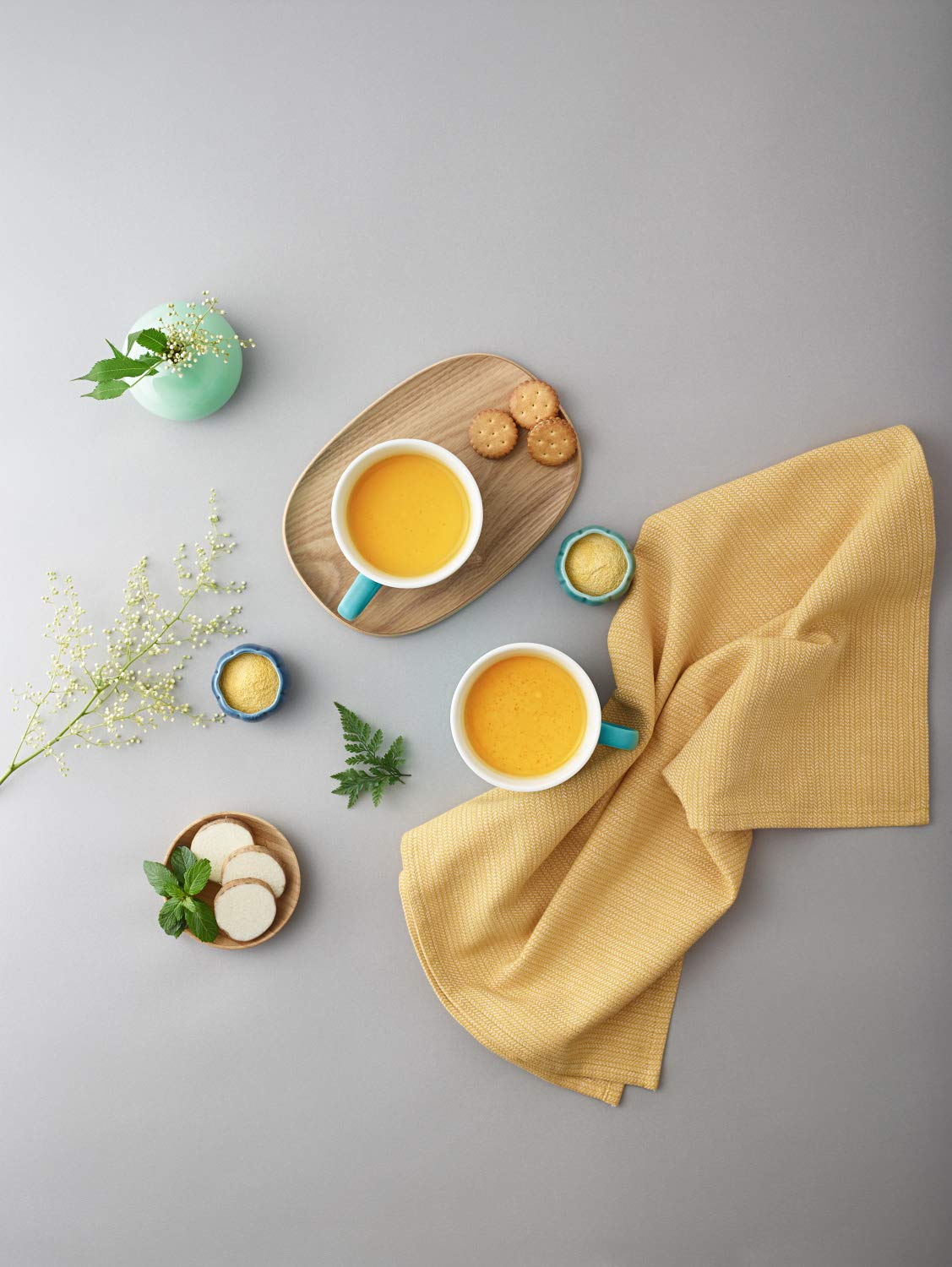 Damtuh Misugaru Pumpkin Yam Powder – No-Caffeine Focus Drink for Afternoon Work Sessions