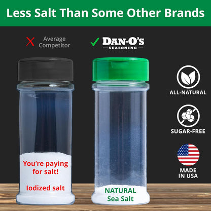 Dan-O's Preem-O Seasoning – Kosher Certified Low-Sodium Seasoning for Health-Conscious Home Cooks, 2.5 oz
