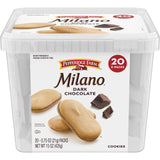 Pepperidge Farm Milano Dark Chocolate Wafer Cookies – Elegant Entertaining Treat for the Stylish Living Room, 20-Count Pack