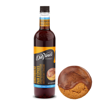 DaVinci Gourmet Sugar-Free Gingerbread Syrup, 25.4 Fluid Ounces (Pack of 1)