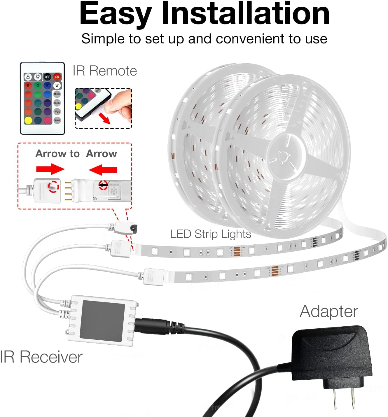DAYBETTER LED Strip Lights – Intentional Small Space Lighting for Studio Apartments, Tuya App Controlled