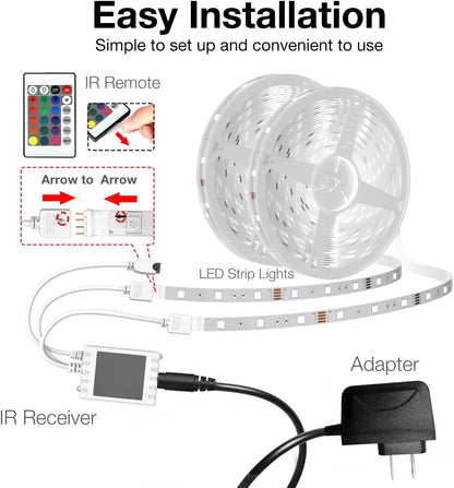 DAYBETTER LED Strip Lights – Intentional Small Space Lighting for Studio Apartments, Tuya App Controlled