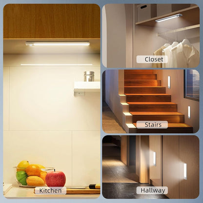 DAYBETTER Rechargeable Puck Lights – Less-Is-More Closet Lighting for Intentional Living Spaces, 4-Pack