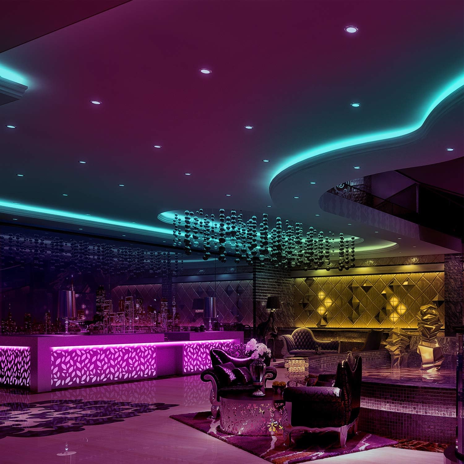 DAYBETTER RGB LED Strip Kit – Uncluttered Ambient Light for Minimalist Home