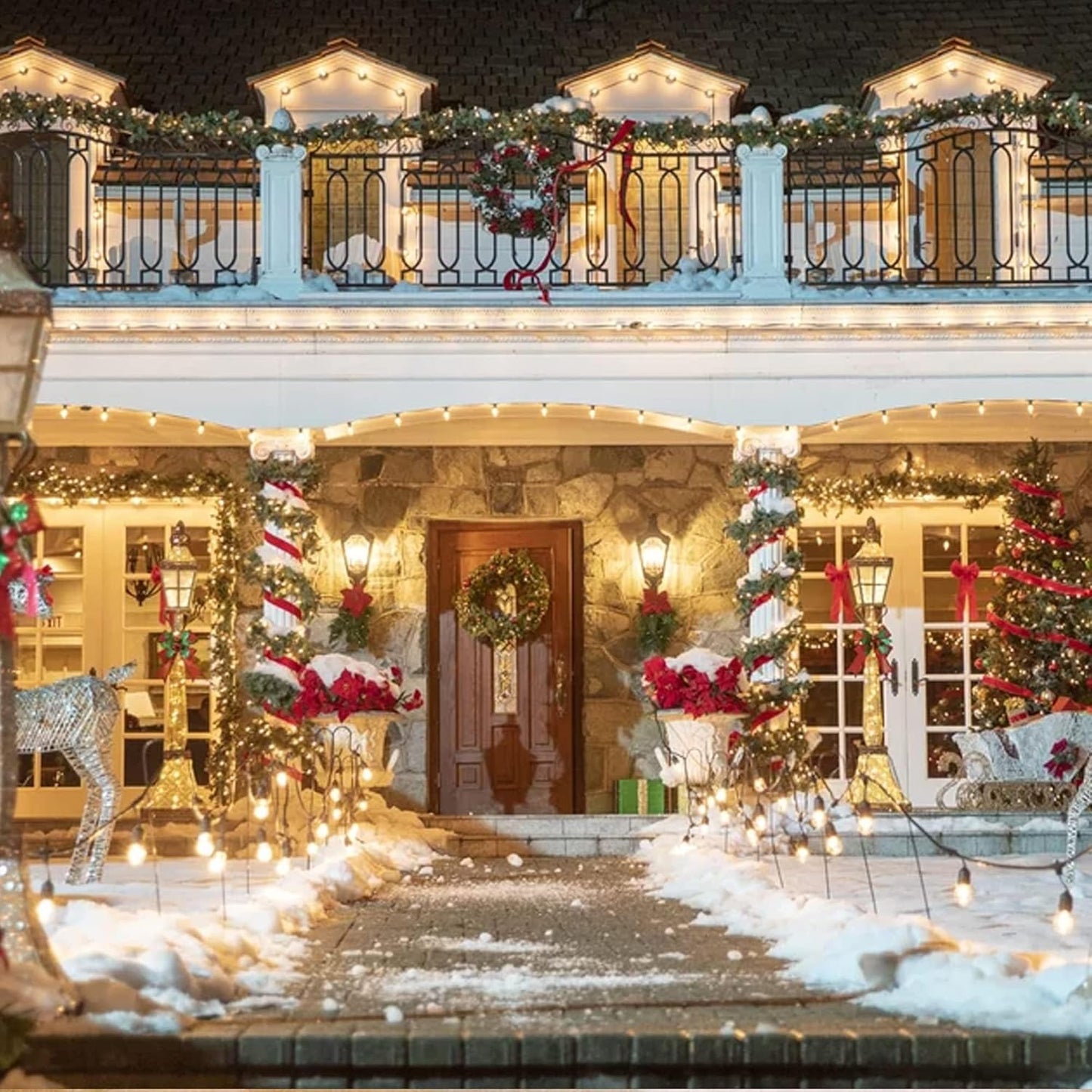 Dazzle Bright Cool Surface Christmas Lights – No Flame, No Glass, No Worry Family Holiday Lighting for Young Children