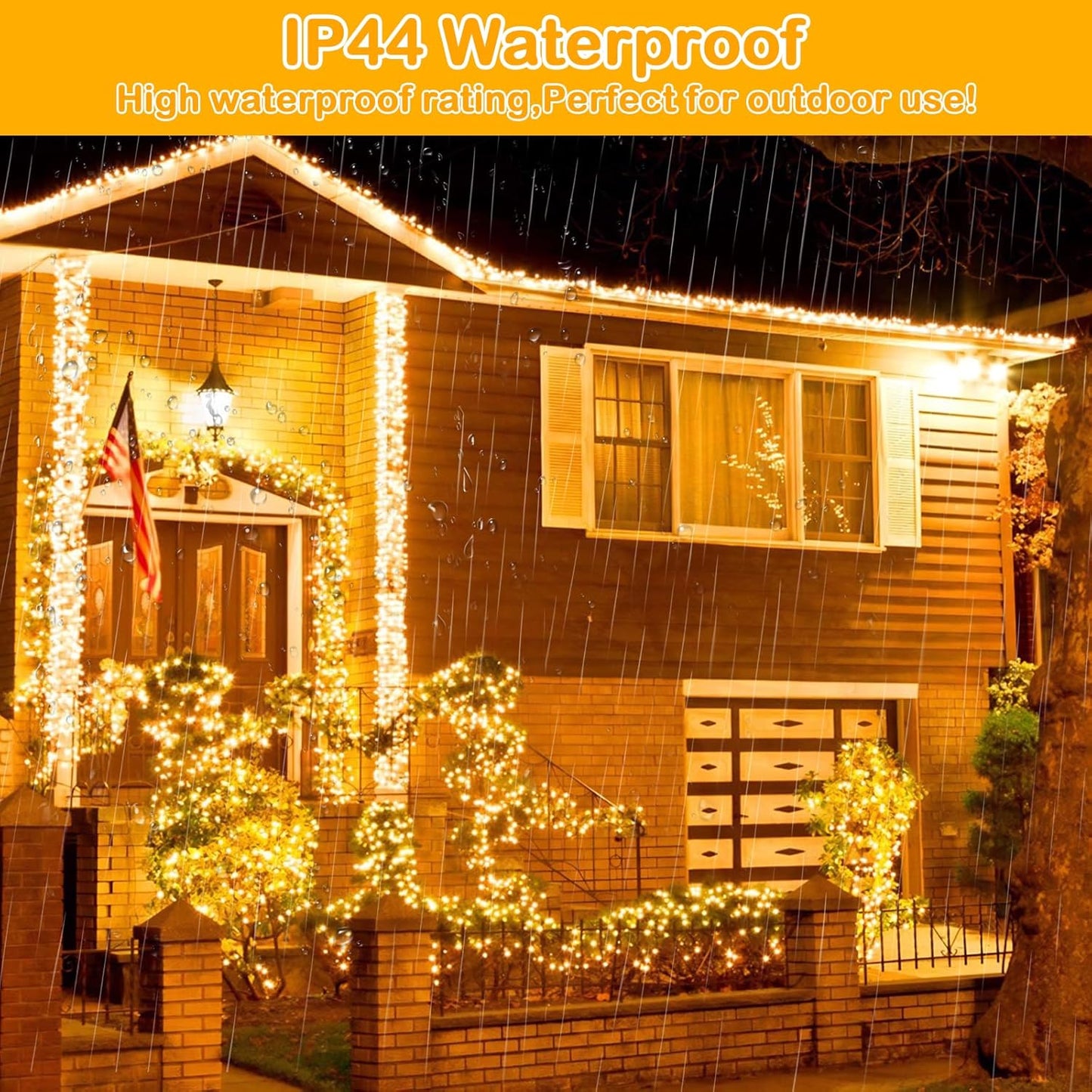 Decute 164ft Fairy Lights with Hidden Green Wire – Less is More Home Accent, Subtle Warm White Glow with Remote and Timer
