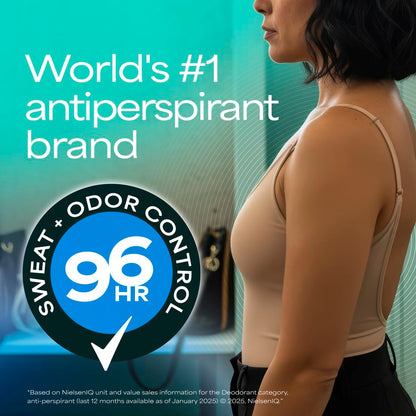 Degree Clinical Strength Antiperspirant Deodorant Rose Jasmine Shower Clean Long-Lasting Fragrance for Bath Time Wind-Down 1.7 oz