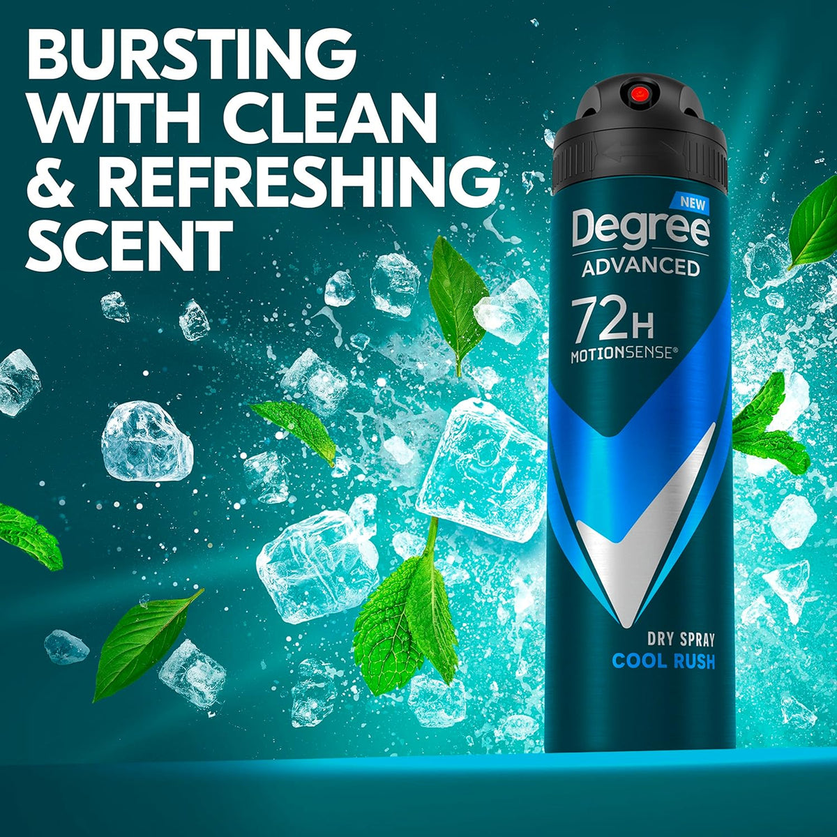 Degree Men Cool Rush Antiperspirant Dry Spray 3-Pack – Thoughtful Housewarming and Graduation Gift for College-Bound Sons
