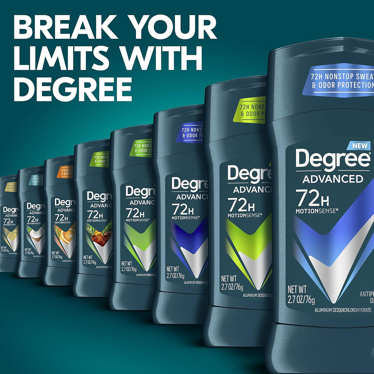 Degree Men Cool Rush Deodorant Stick – Wellness Routine Anchor, Energizing Scent to Start Active Mornings Right