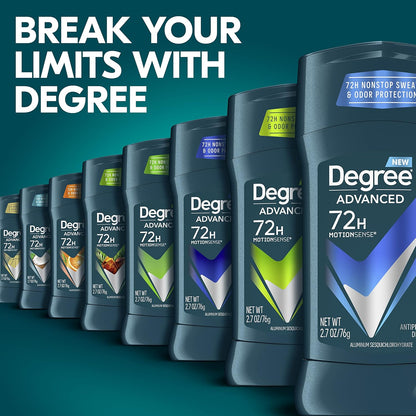 Degree Men Cool Rush Deodorant Stick – Wellness Routine Anchor, Energizing Scent to Start Active Mornings Right