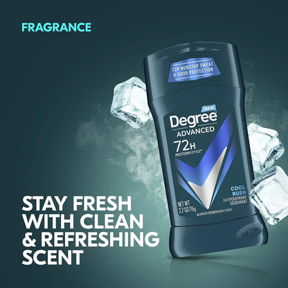 Degree Men Cool Rush Deodorant Stick – Wellness Routine Anchor, Energizing Scent to Start Active Mornings Right