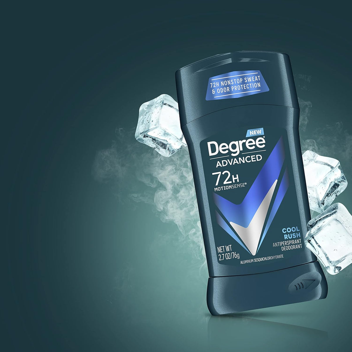 Degree Men Cool Rush Deodorant Stick – Wellness Routine Anchor, Energizing Scent to Start Active Mornings Right