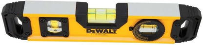 DEWALT Extruded Torpedo Level 9 Inch – Portable Leveling Tool for Jobsite, Garage, and Yard Projects