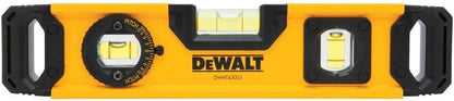 DEWALT Extruded Torpedo Level 9 Inch – Portable Leveling Tool for Jobsite, Garage, and Yard Projects