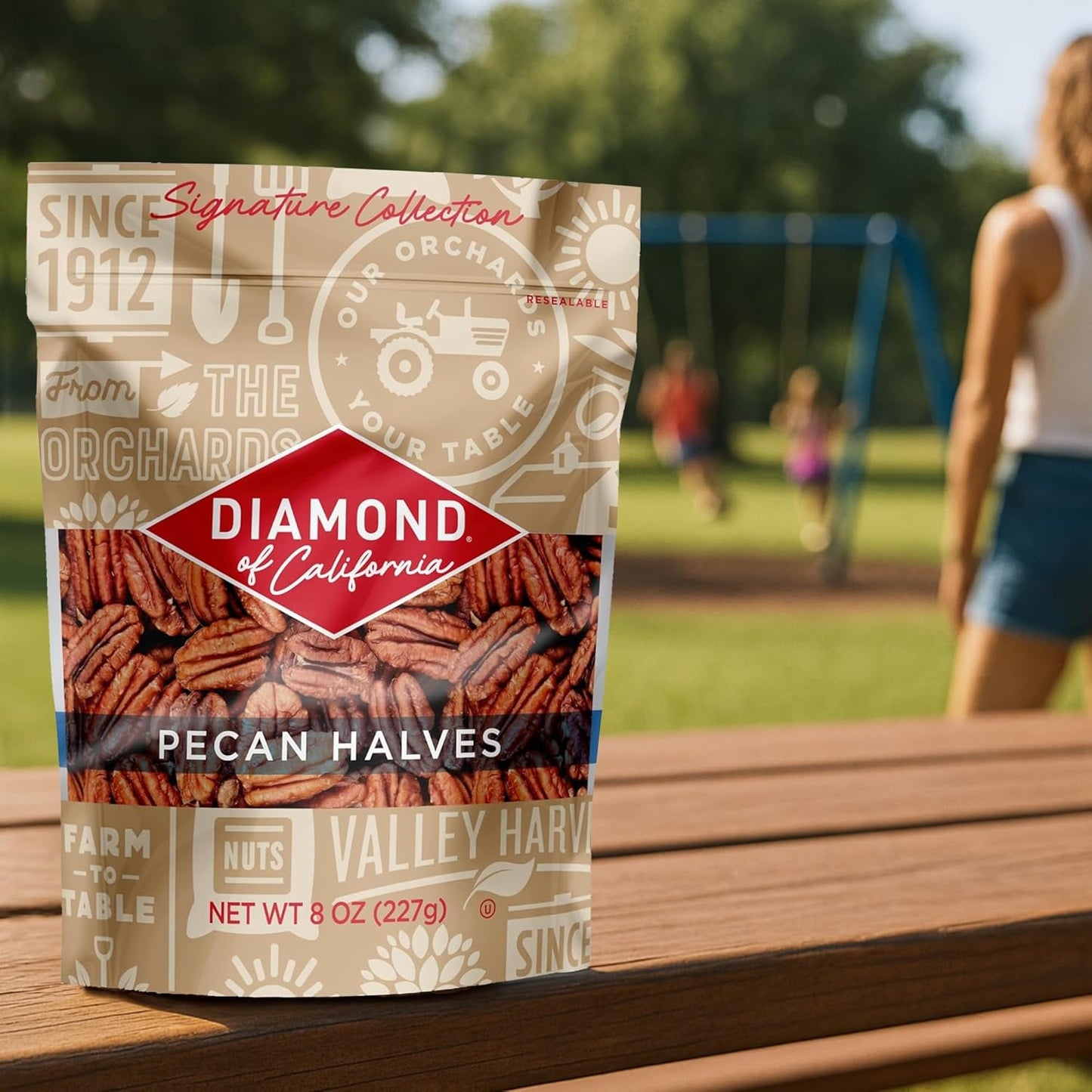 Diamond of California Chopped Pecans – Streamlined Baking Essential for Minimalist Cooks, Pre-Chopped Pieces for Effortless Recipes