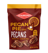 Diamond of California Pecan Pie Snack Nuts – Peanut-Free After-School Snack for Family Pantry