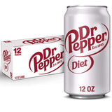 Dr Pepper Zero Sugar Soda – Game Day Sharing Gift for Football Watch Parties and Backyard BBQs, 12 fl oz, Pack of 12