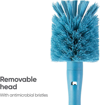 dishwasher-safe plastic construction for hygienic, low-maintenance cleaning