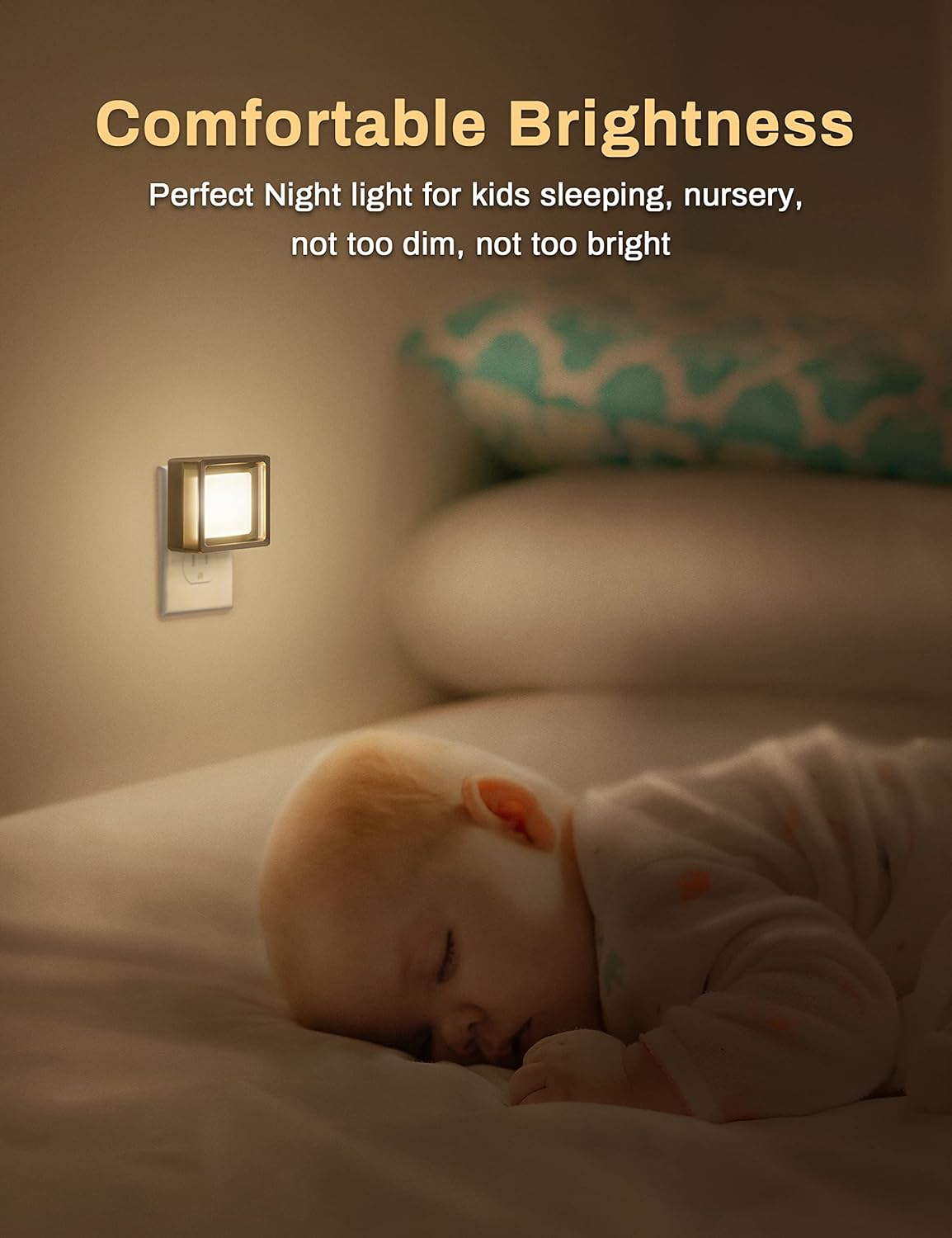 DORESshop Single-Setting Feel Night Light – Auto Dusk-to-Dawn Sensor, No Buttons to Think About