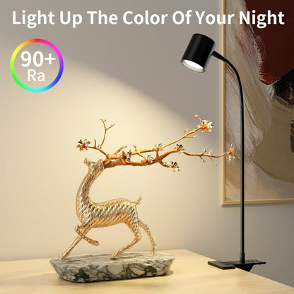 Dott Arts Book Light – Cool-Touch Bedside Lamp for Dorm and Playroom, 99.99% Blue Light Blocked