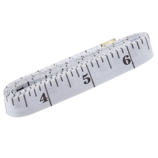 double-sided scale: inches on one face, centimeters on the reverse