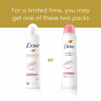 Dove Advanced Care Sensitive Skin Deodorant Spray – Evening Self-Care Ritual for Post-Shave Skin Recovery with Pro Ceramide Boost and 72 Hour Antiperspirant Defense, Lavender 3.8 oz