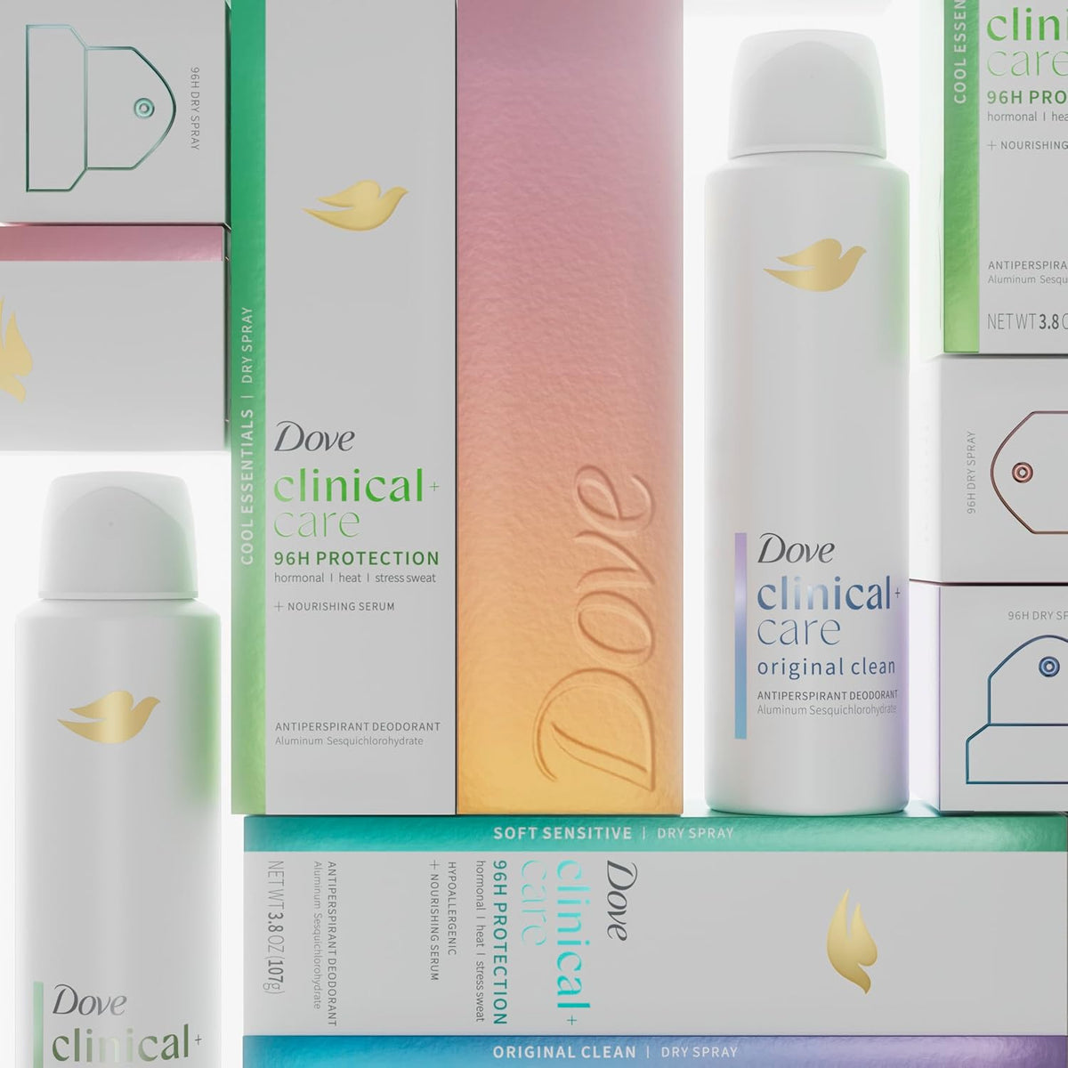 Dove Clinical + Care Antiperspirant Dry Spray for Women – Post-Shave Barrier Repair Serum for Sensitive Skin Care