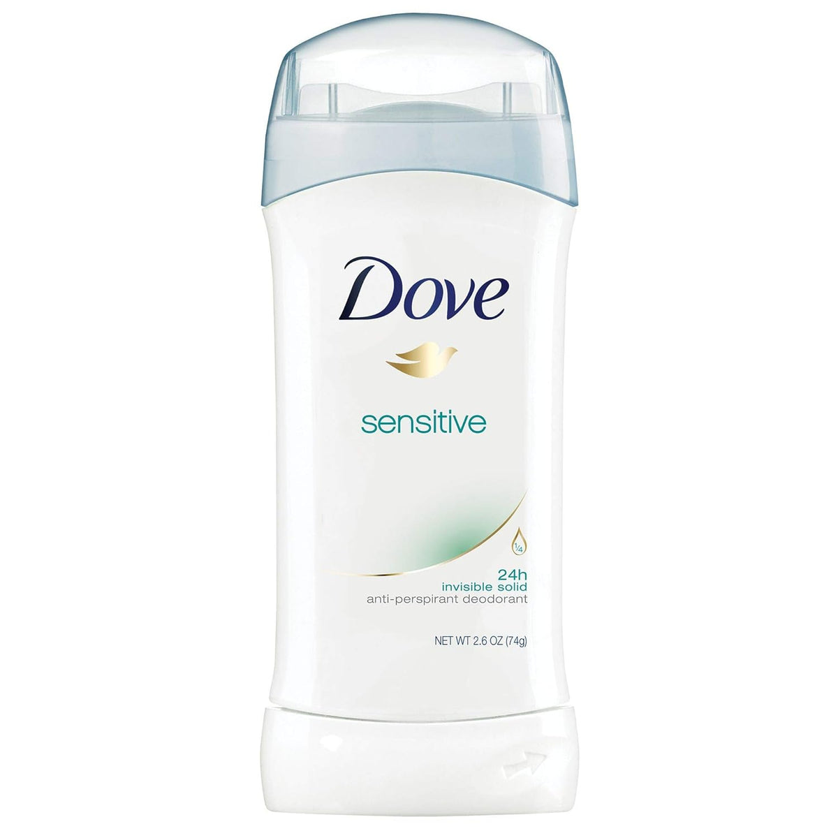 Dove Deodorant Stick – Family-Safe Sensitive Skin Formula, Moisturizer-Rich and Alcohol-Free