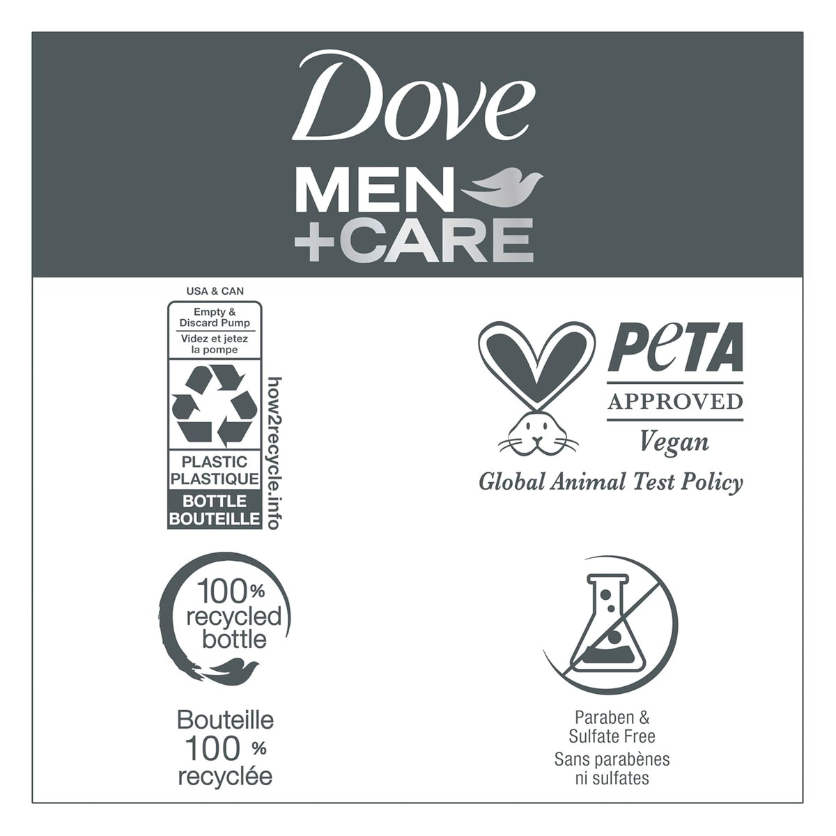 Dove Men+Care 2-in-1 Shampoo and Conditioner for Thinning Hair – Stress-Relief Sandalwood Aroma for Daily Wellbeing Routine, 17.5 fl oz