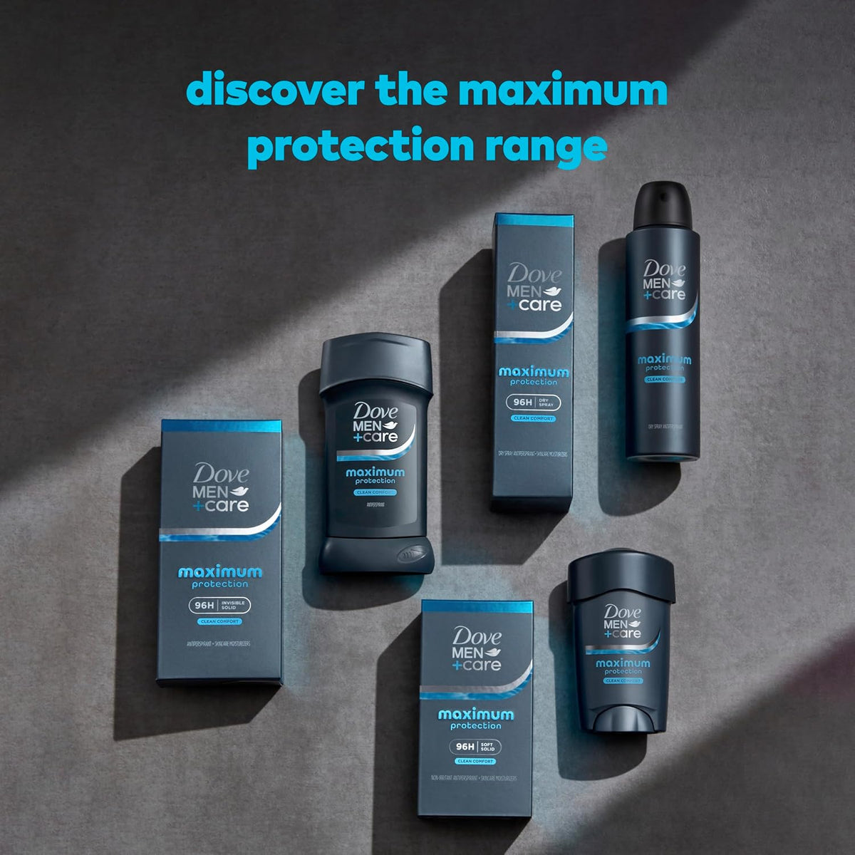 DOVE MEN + CARE Clean Comfort Invisible Solid Stick – Father's Day Self-Care Present for Sensitive Skin Dads