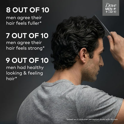Dove Men+Care Hydration Fuel Shampoo + Conditioner Single-Step Grooming for Busy Mornings, 18 fl oz