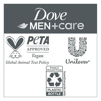 Dove Men+Care Hydration Fuel Shampoo + Conditioner Single-Step Grooming for Busy Mornings, 18 fl oz