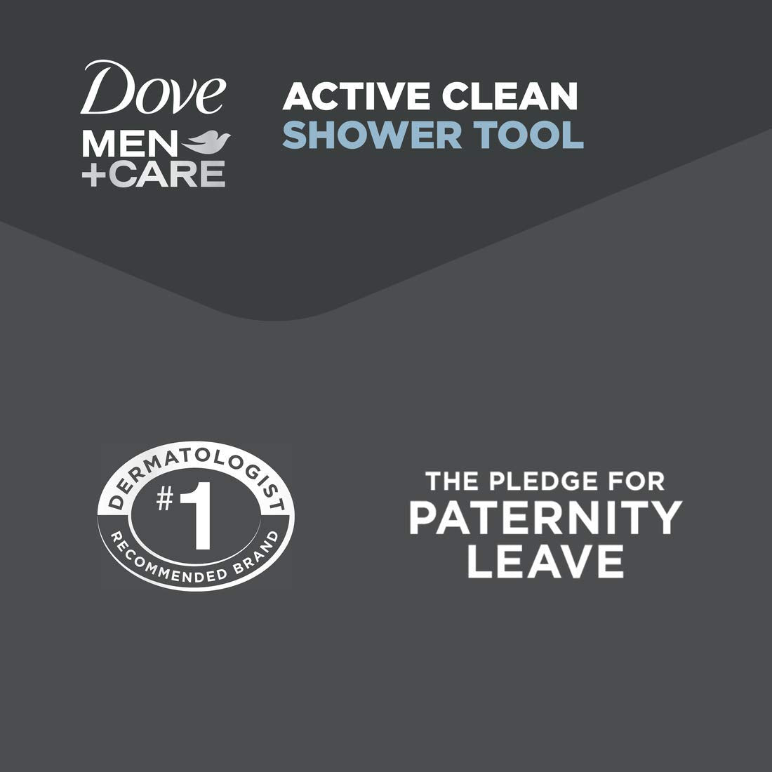 DOVE MEN + CARE Shower Tool 4 Pack – Hangable, Quick-Dry Design for Outdoor Rinse Stations and Patios