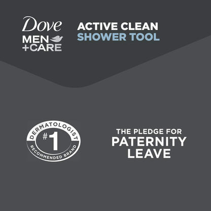 DOVE MEN + CARE Shower Tool 4 Pack – Hangable, Quick-Dry Design for Outdoor Rinse Stations and Patios