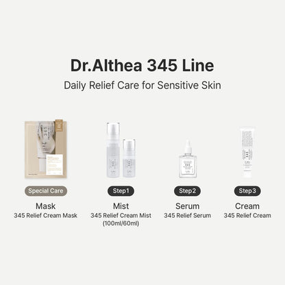 Dr.Althea 345 Relief Cream – Nightly Calming Face Moisturizer for Sensitive Skin Rituals