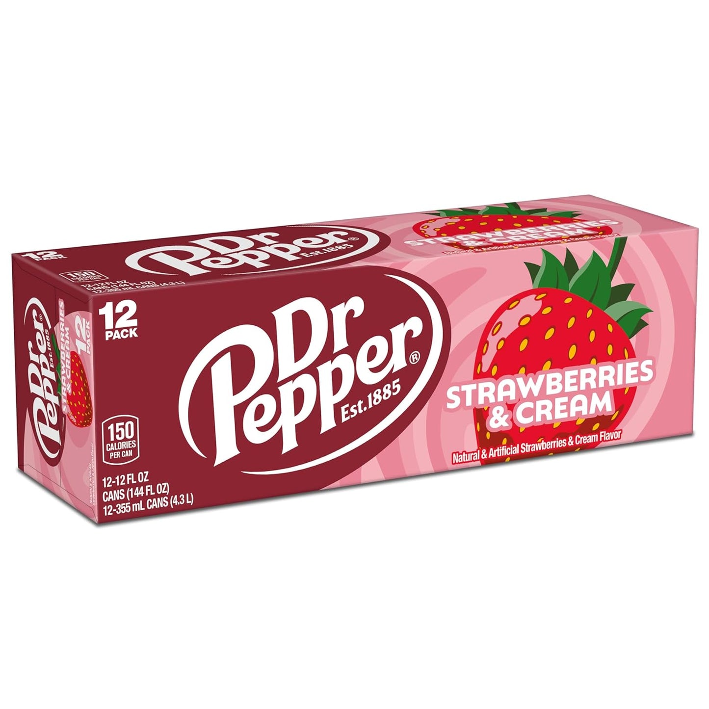 Dr Pepper Cream Soda Cans 12-Pack – Sweet Focus Companion for Home Office, Study Sessions, and Deadline Crunches