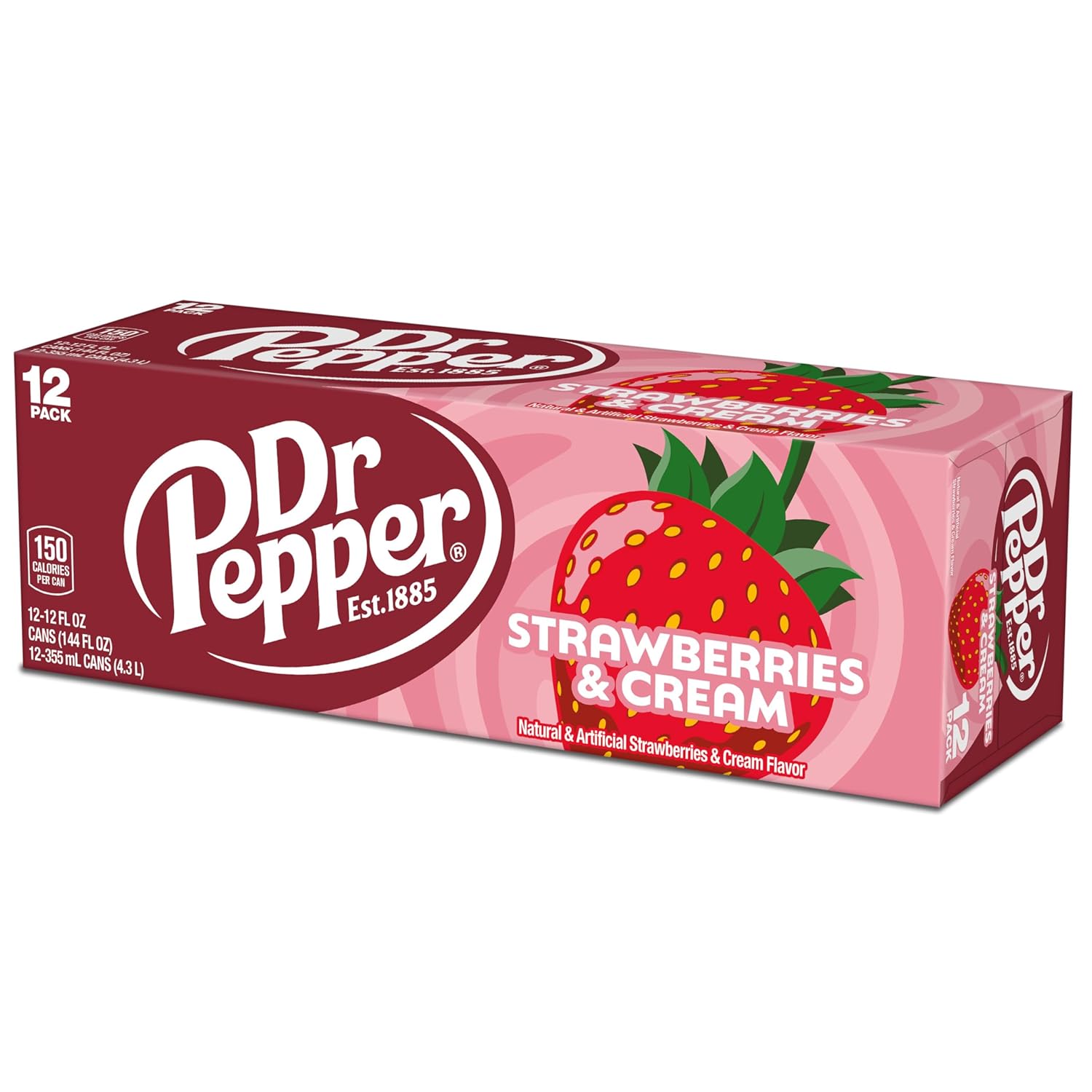 Dr Pepper Cream Soda Cans 12-Pack – Sweet Focus Companion for Home Office, Study Sessions, and Deadline Crunches