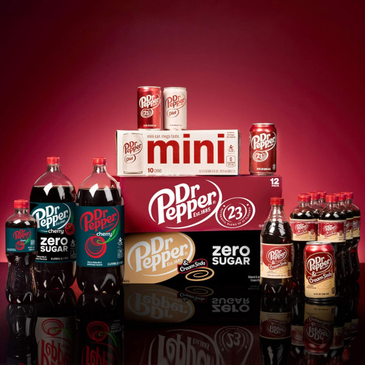Dr Pepper Zero Sugar Soda – Game Day Sharing Gift for Football Watch Parties and Backyard BBQs, 12 fl oz, Pack of 12